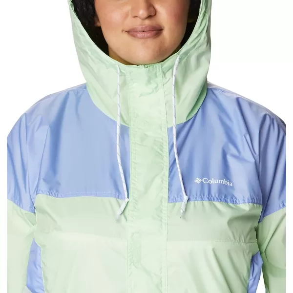 imageColumbia Womens Flash Challenger Cropped WindbreakerKey WestSerenityWhite
