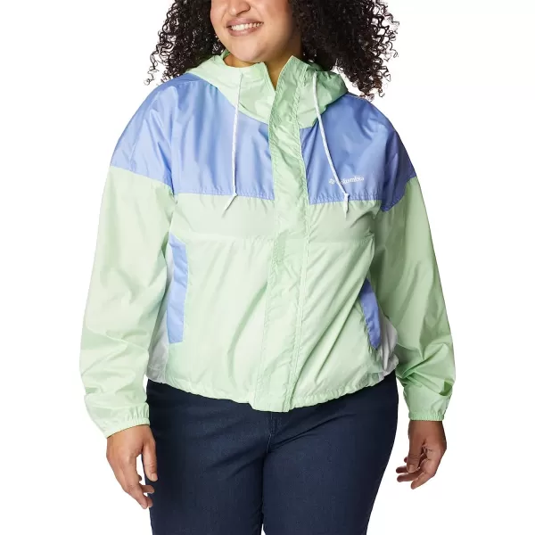 imageColumbia Womens Flash Challenger Cropped WindbreakerKey WestSerenityWhite