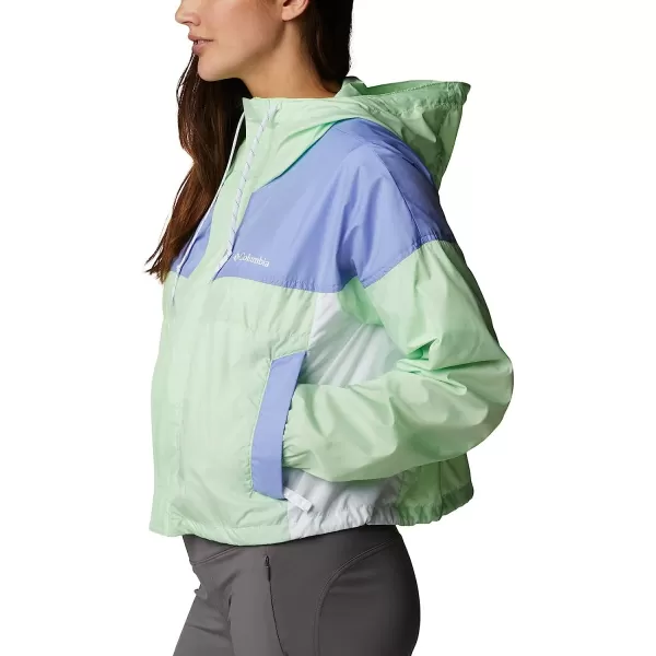 imageColumbia Womens Flash Challenger Cropped WindbreakerKey WestSerenityWhite