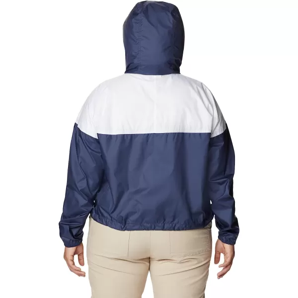 imageColumbia Womens Flash Challenger Cropped WindbreakerNocturnalWhite