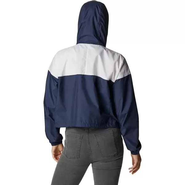 imageColumbia Womens Flash Challenger Cropped WindbreakerNocturnalWhite