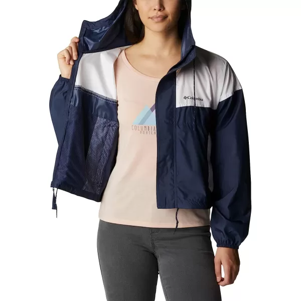 imageColumbia Womens Flash Challenger Cropped WindbreakerNocturnalWhite