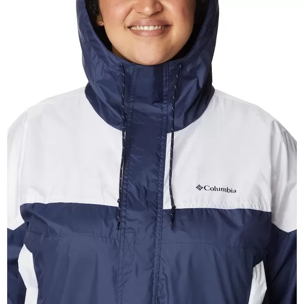 imageColumbia Womens Flash Challenger Cropped WindbreakerNocturnalWhite