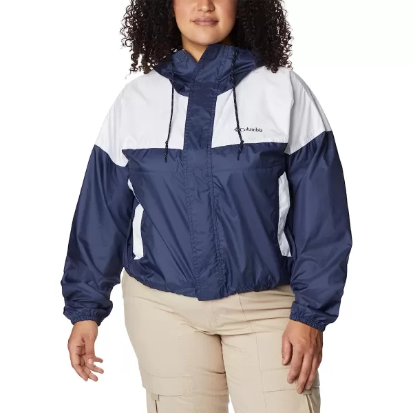 imageColumbia Womens Flash Challenger Cropped WindbreakerNocturnalWhite