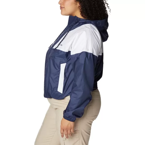 imageColumbia Womens Flash Challenger Cropped WindbreakerNocturnalWhite