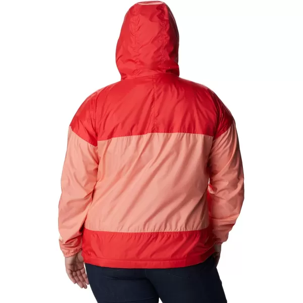 imageColumbia Womens Flash Challenger Lined WindbreakerCoral ReefHibiscus