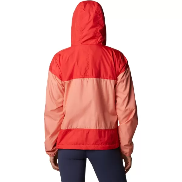 imageColumbia Womens Flash Challenger Lined WindbreakerCoral ReefHibiscus