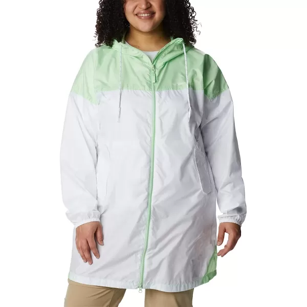 imageColumbia Womens Flash Challenger Long WindbreakerWhiteKey West