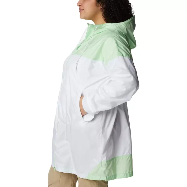 imageColumbia Womens Flash Challenger Long WindbreakerWhiteKey West