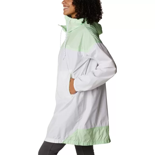 imageColumbia Womens Flash Challenger Long WindbreakerWhiteKey West