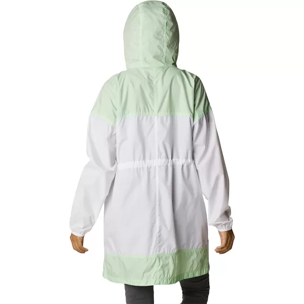 imageColumbia Womens Flash Challenger Long WindbreakerWhiteKey West