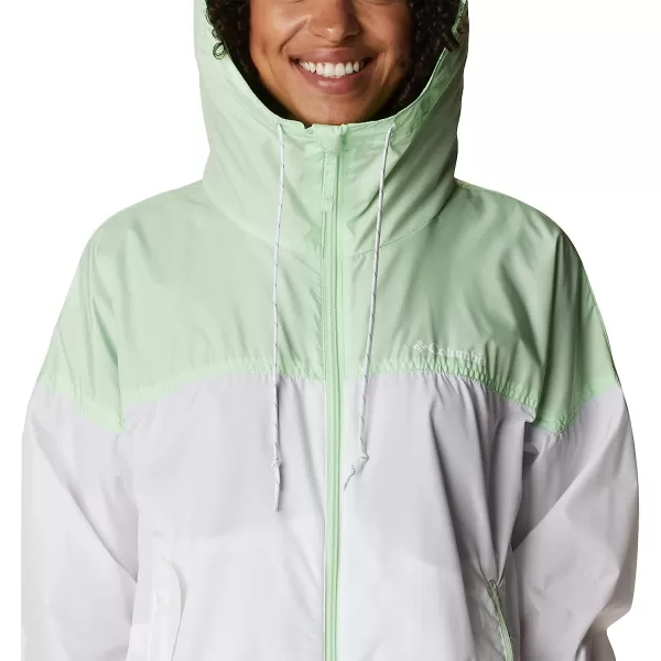 imageColumbia Womens Flash Challenger Long WindbreakerWhiteKey West