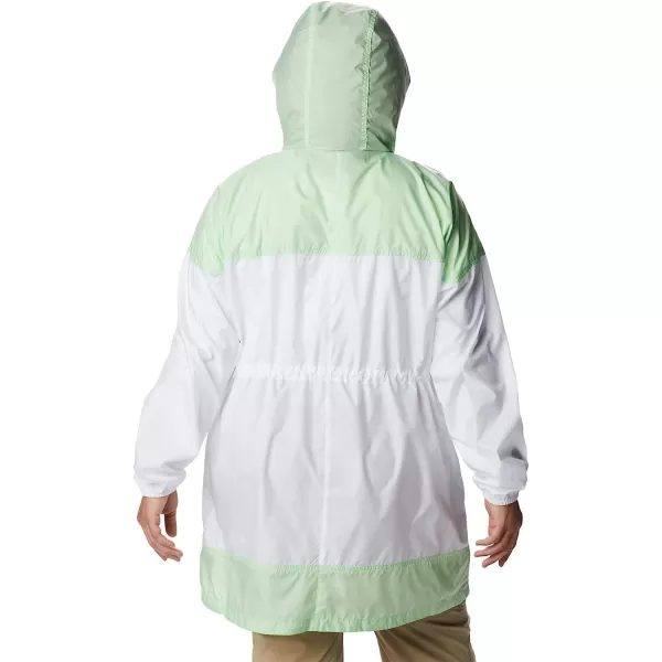 imageColumbia Womens Flash Challenger Long WindbreakerWhiteKey West