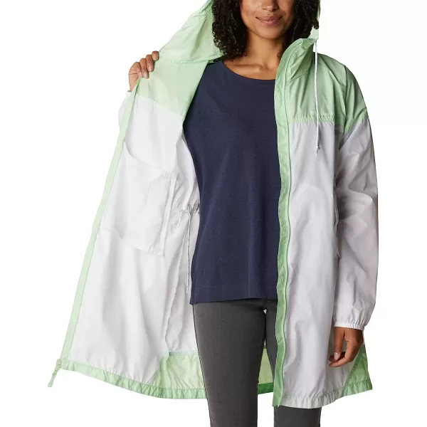 imageColumbia Womens Flash Challenger Long WindbreakerWhiteKey West