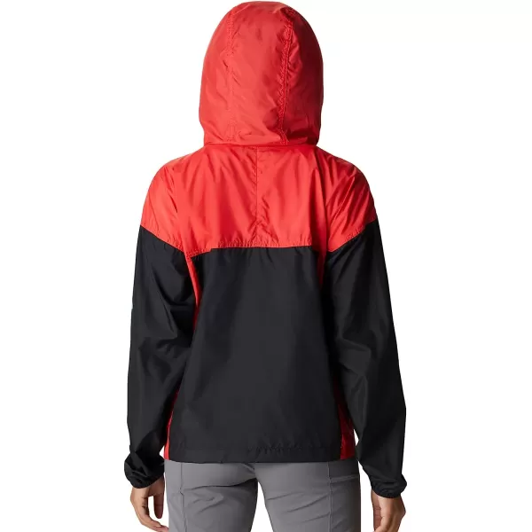 imageColumbia Womens Flash Challenger Novelty WindbreakerBlackRed HibiscusIcy MornIcy Morn