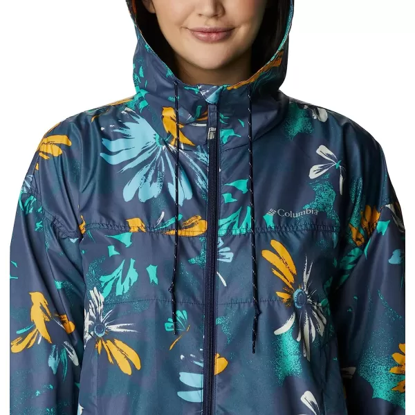 imageColumbia Womens Flash Challenger Novelty WindbreakerNocturnal Daisy Party Multi Print