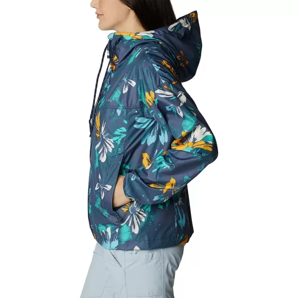 imageColumbia Womens Flash Challenger Novelty WindbreakerNocturnal Daisy Party Multi Print