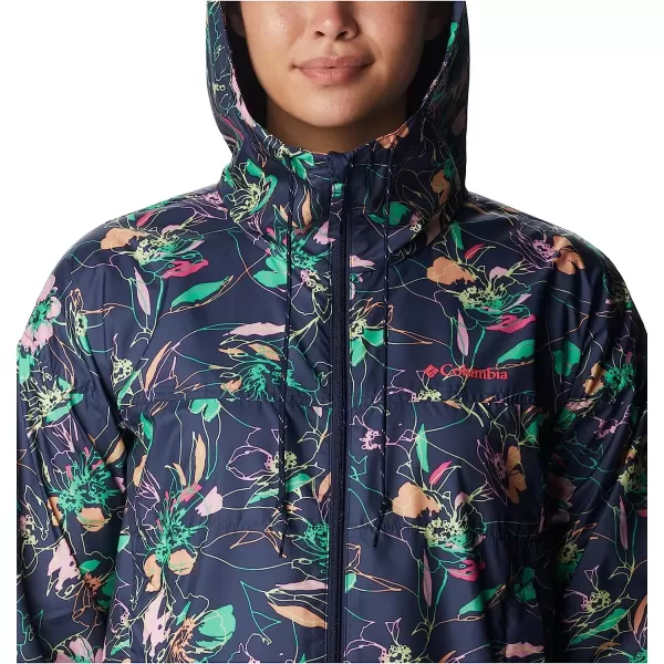 imageColumbia Womens Flash Challenger Novelty WindbreakerNocturnal Poplines Print