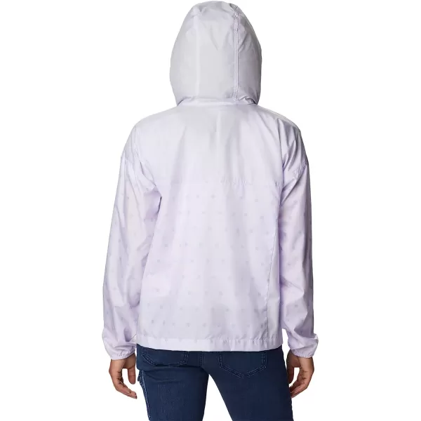 imageColumbia Womens Flash Challenger Novelty WindbreakerPurple Tint Swell Dots Print