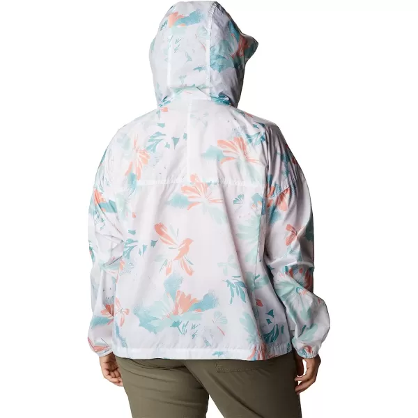 imageColumbia Womens Flash Challenger Novelty WindbreakerWhite Daisy Party Print