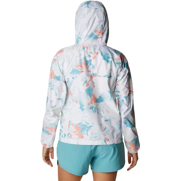 imageColumbia Womens Flash Challenger Novelty WindbreakerWhite Daisy Party Print