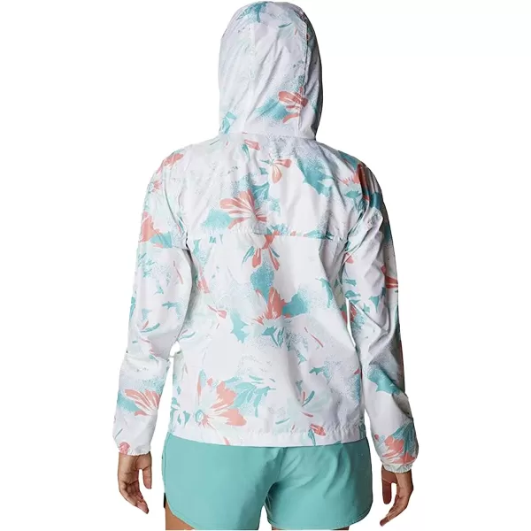 imageColumbia Womens Flash Challenger Novelty WindbreakerWhite Poplines Print