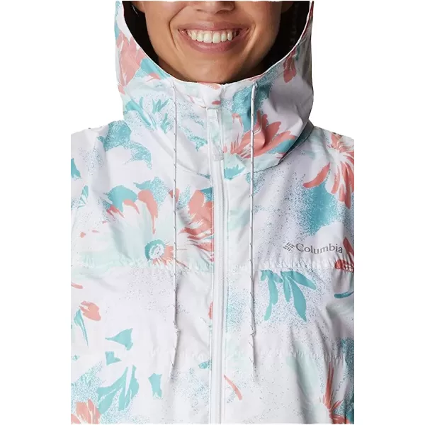 imageColumbia Womens Flash Challenger Novelty WindbreakerWhite Poplines Print