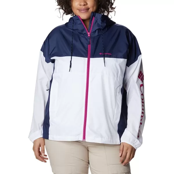 imageColumbia Womens Flash Challenger Novelty WindbreakerWhiteNocturnal