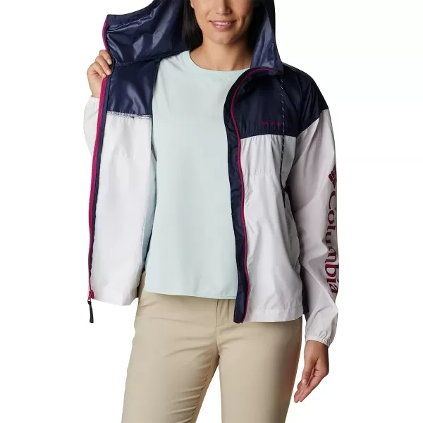 imageColumbia Womens Flash Challenger Novelty WindbreakerWhiteNocturnal