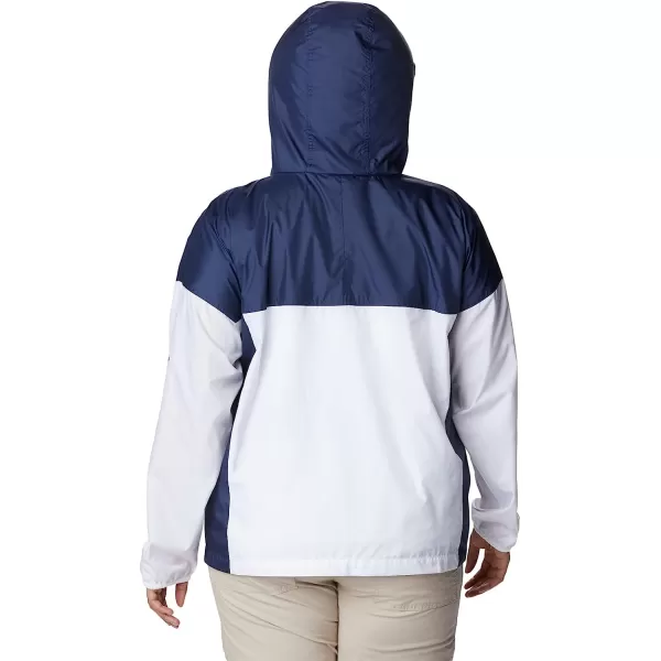 imageColumbia Womens Flash Challenger Novelty WindbreakerWhiteNocturnal