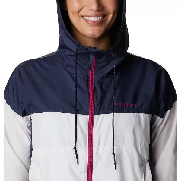 imageColumbia Womens Flash Challenger Novelty WindbreakerWhiteNocturnal