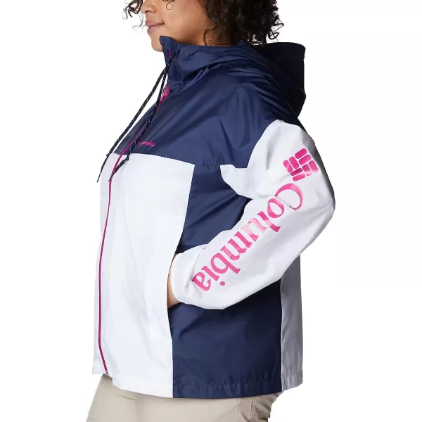 imageColumbia Womens Flash Challenger Novelty WindbreakerWhiteNocturnal
