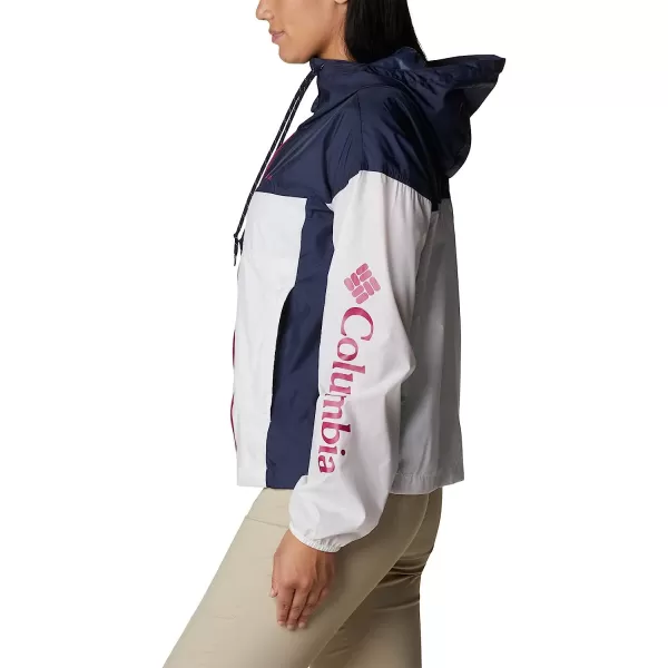 imageColumbia Womens Flash Challenger Novelty WindbreakerWhiteNocturnal