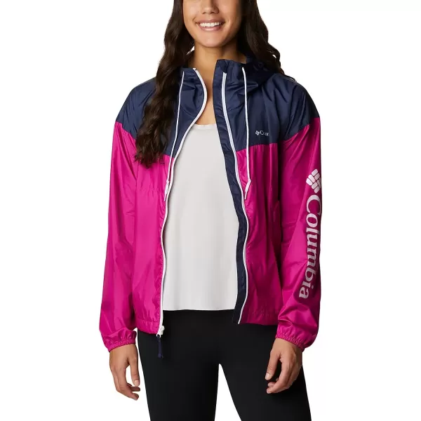 imageColumbia Womens Flash Challenger Novelty WindbreakerWild FuchsiaNocturnal