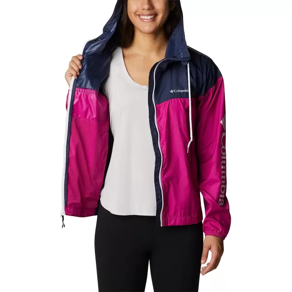 imageColumbia Womens Flash Challenger Novelty WindbreakerWild FuchsiaNocturnal