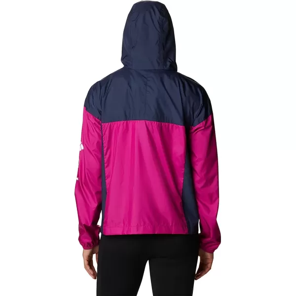 imageColumbia Womens Flash Challenger Novelty WindbreakerWild FuchsiaNocturnal