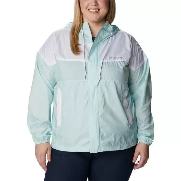 imageColumbia Womens Flash Challenger WindbreakerIcy MornWhite