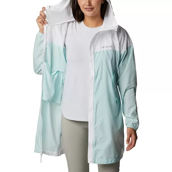 imageColumbia Womens Flash Challenger WindbreakerIcy MornWhite