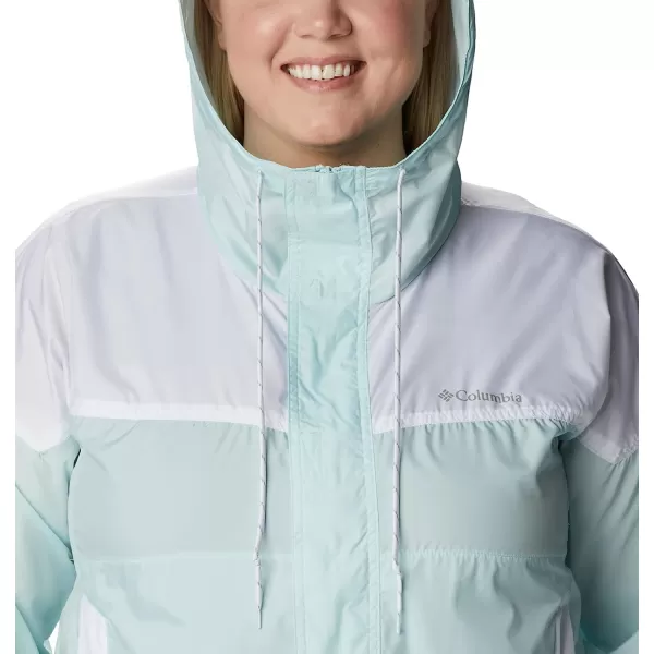 imageColumbia Womens Flash Challenger WindbreakerIcy MornWhite