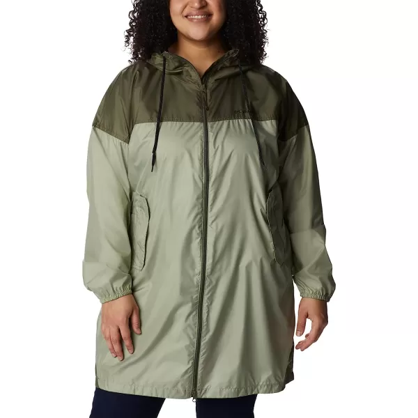 imageColumbia Womens Flash Challenger WindbreakerSafariStone Green