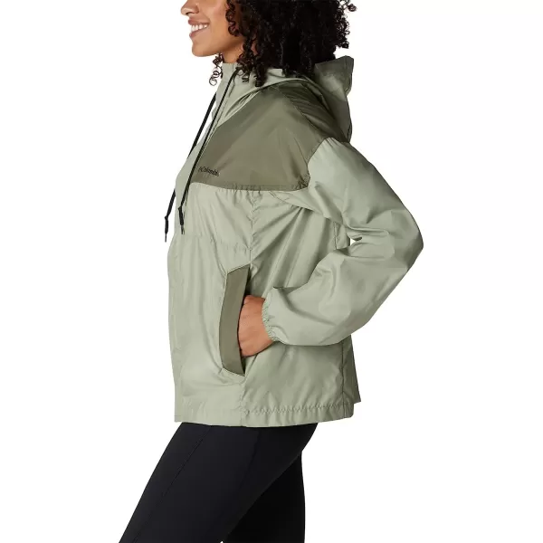 imageColumbia Womens Flash Challenger WindbreakerSafariStone Green