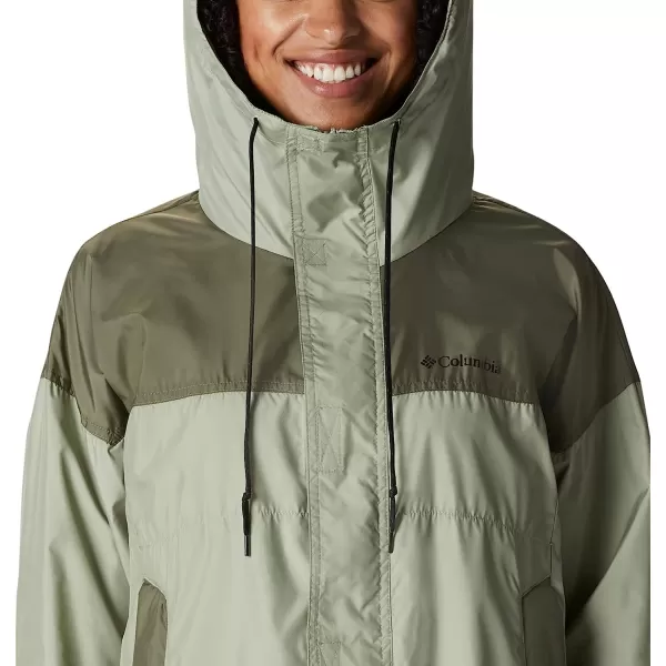 imageColumbia Womens Flash Challenger WindbreakerSafariStone Green