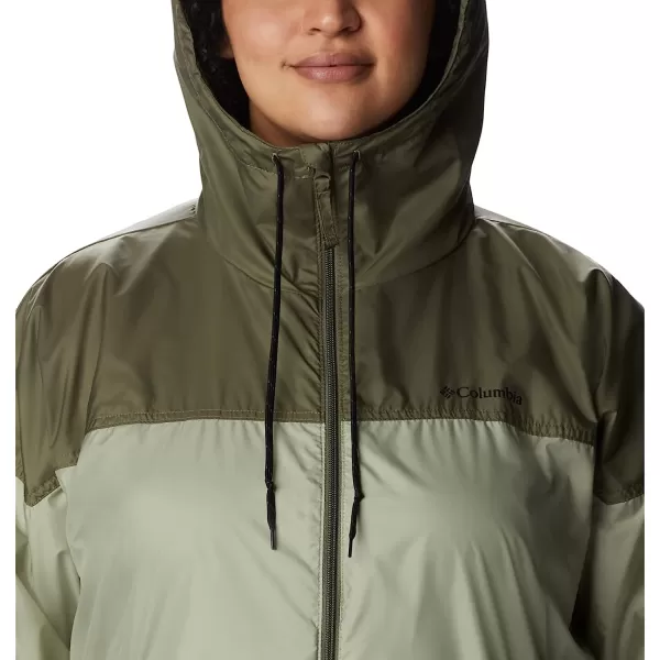 imageColumbia Womens Flash Challenger WindbreakerSafariStone Green