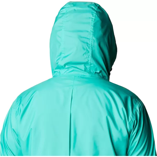 imageColumbia Womens Flash Forward WindbreakerPlus Electric TurquoiseNocturnal