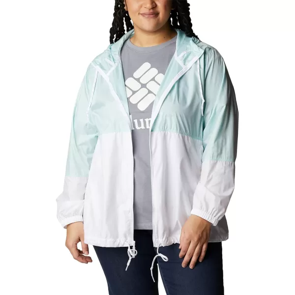 imageColumbia Womens Flash Forward WindbreakerPlus Icy MornWhite
