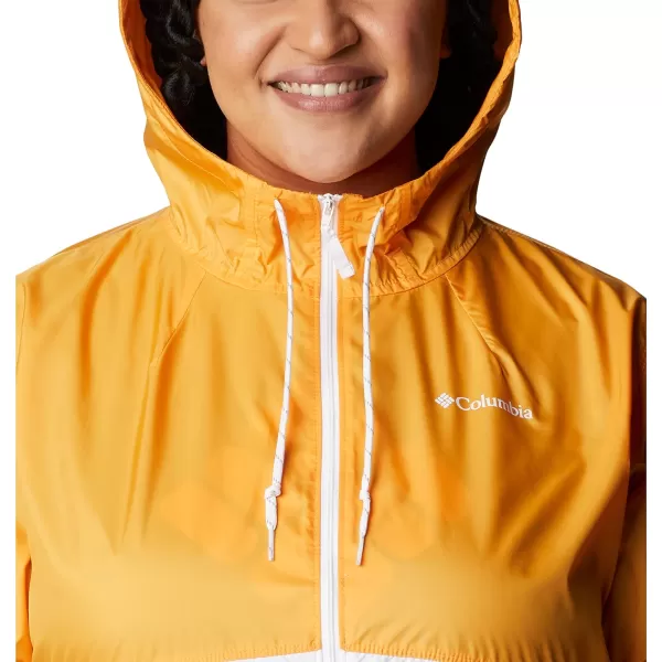 imageColumbia Womens Flash Forward WindbreakerPlus MangoWhite