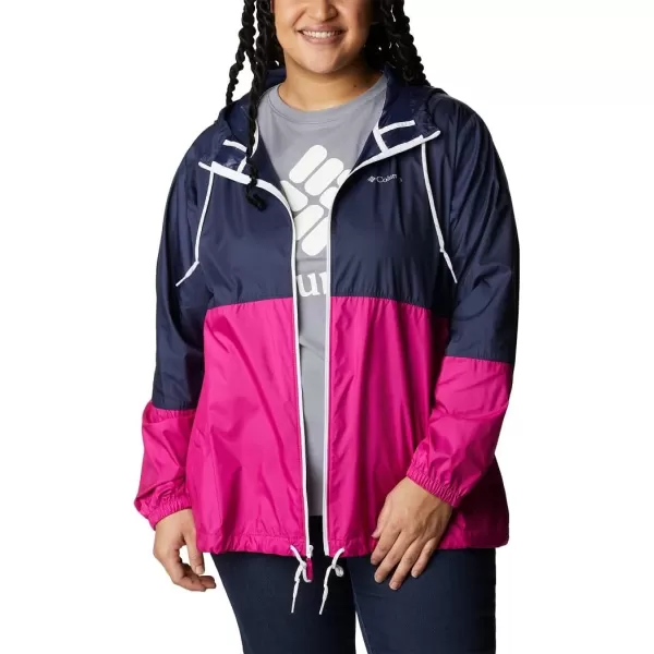 imageColumbia Womens Flash Forward WindbreakerPlus NocturnalWild Fuchsia