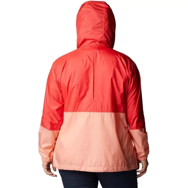 imageColumbia Womens Flash Forward WindbreakerPlus Red HibiscusCoral Reef