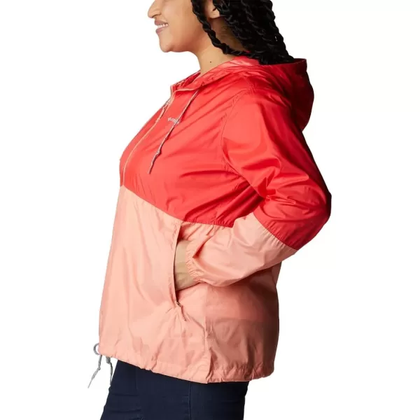 imageColumbia Womens Flash Forward WindbreakerPlus Red HibiscusCoral Reef