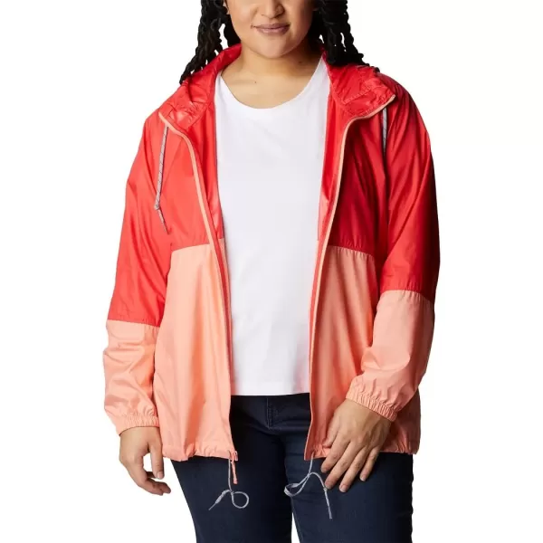 imageColumbia Womens Flash Forward WindbreakerPlus Red HibiscusCoral Reef